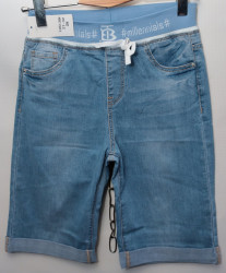 Шорты джинсовые женские ПОЛУБАТАЛ оптом 81462907 L9513B-23