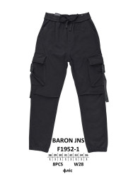Джинсы мужские на флисе BARONJNS оптом 60192387 1952-1-172