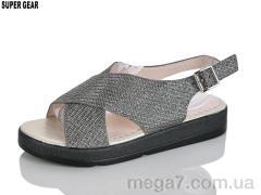 Босоножки, Super Gear оптом A228-06 silver