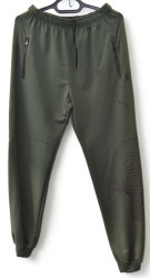 Спортивные штаны мужские (хаки) оптом 95732016 02-32