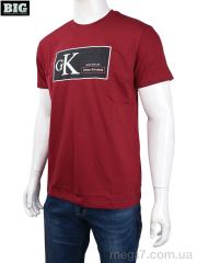 Футболка, BIG оптом 3707-0083-2 bordo