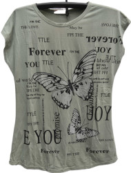 Футболки женские БАТАЛ оптом 03496758 102-43