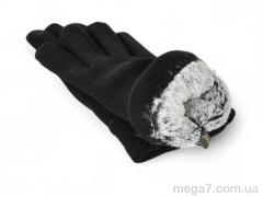 Перчатки, PAIDI оптом 36-6 трикотаж black