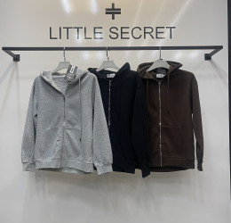 Спортивные кофты мужские (черный) оптом 17695204 K1007-28