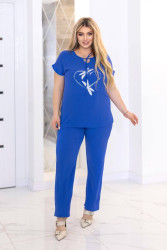 Костюмы женские БАТАЛ оптом 17690524 04-3