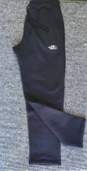 Спортивні штани чоловічі БАТАЛ на флісі (чорний) оптом Туреччина