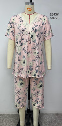 Ночные пижамы женские БАТАЛ оптом XUE LI XIANG 52073948 2643-6