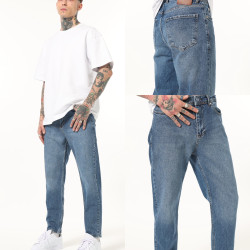 Джинси чоловічі I8DENIM оптом THREE BLACK  