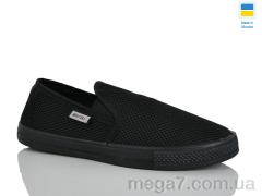 Слипоны, DeMur оптом 6042 чорний