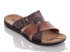 Шлепки, DeMur оптом M6835 brown-camel