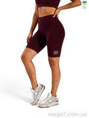 Велосипедки, Sport style оптом 5071MU норма бордовий