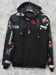 Куртки демисезонные мужские KADENGQI (черный) оптом 78520169 EM23055-18