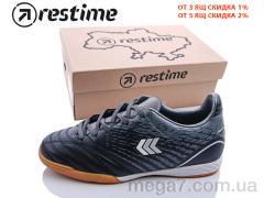 Футбольная обувь, Restime оптом DWO18093 black-grey-silver