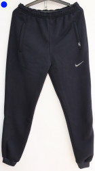 Спортивные штаны мужские на флисе (dark blue) оптом 98234015 05-16