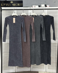 Платья женские (серый) оптом 34825610 400235-274