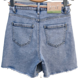 Шорты джинсовые женские DERUN оптом 38027645 7051-42