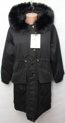 Куртки зимние женские на меху (black) оптом 13457692 8806-2