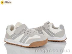 Кроссовки, Clibee оптом LC1181-3 grey-beige