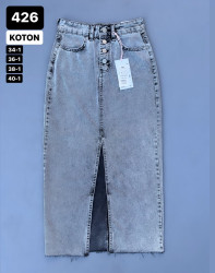 Юбки джинсовые женские оптом Турция 25049618 426-6