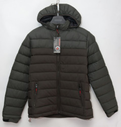 Куртки мужские LINKEVOGUE (khaki) оптом QQN 95741386 2243-55