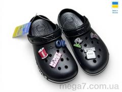 Кроксы, Rai shoes оптом 329 чорний