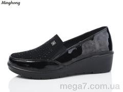 Туфли, Minghong оптом 7731 black