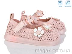 Туфли, Poni kids оптом BULL  B1081 pink LED