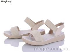 Босоножки, Minghong оптом 7715 beige