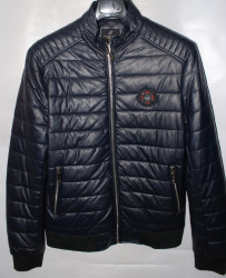 Куртки кожзам мужские FUDIAO (dark blue) оптом 74836195 806 -50