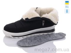 Дутики, DeMur оптом KZ611 чорний-білий 2025