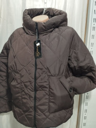 Куртки демисезонные женские (коричневый) оптом 20758963 06 -34