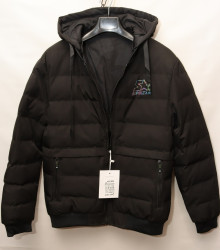 Куртки двусторонние зимние мужские KZXN (black) оптом 86197425 KZ106-3
