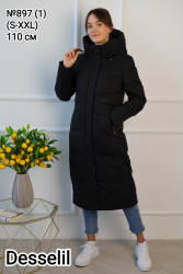 Куртки зимние женские (черный) оптом 10463597 897-28