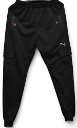 Спортивные штаны мужские (черный) оптом 78643192 03-1