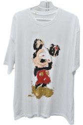 Футболки женские БАТАЛ оптом 69473501 B40-118