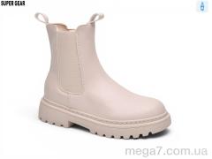 Ботинки, Super Gear оптом 0025-02 beige