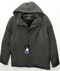 Куртки зимние мужские БАТАЛ (хаки) оптом 49273516 Y-2-67