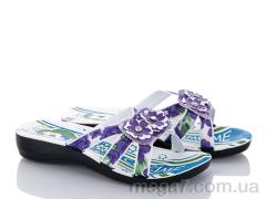 Шлепки, Makers Shoes оптом 111 фиолетовый