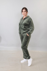 Спортивные костюмы женские (зеленый) оптом 49085316 360-31