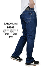 Джинсы мужские на флисе ПОЛУБАТАЛ оптом 84670251 6509-11