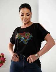Футболки женские БАТАЛ оптом Alena Golosnaya 79431058 2335-82