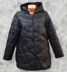Куртки демисезонные женские ZUNYAN (черный) оптом 65198074 9825-16