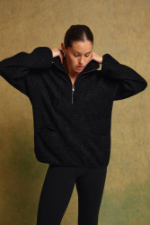 Свитшоты женские на флисе оптом 48073912 374-107