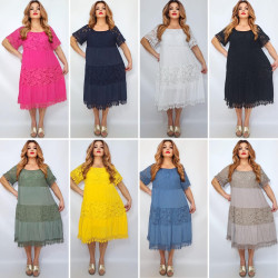 Платья женские БАТАЛ оптом 31940857 253-37