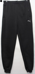 Спортивные штаны мужские на флісі (black) оптом 18435926 04-24