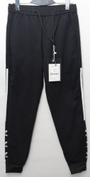 Спортивные штаны мужские (black) оптом 85209473 01-4