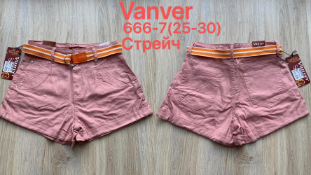 Шорты джинсовые женские VANVER оптом Vanver 53826417 666-7-6