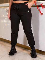 Спортивные штаны женские БАТАЛ (черный) оптом Турция 12380974 308-56
