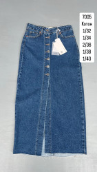 Юбки джинсовые женские оптом 87629304 7005-1