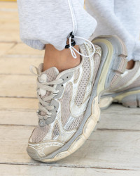 Спортивные штаны женские на флисе оптом 72310854 105-55-1